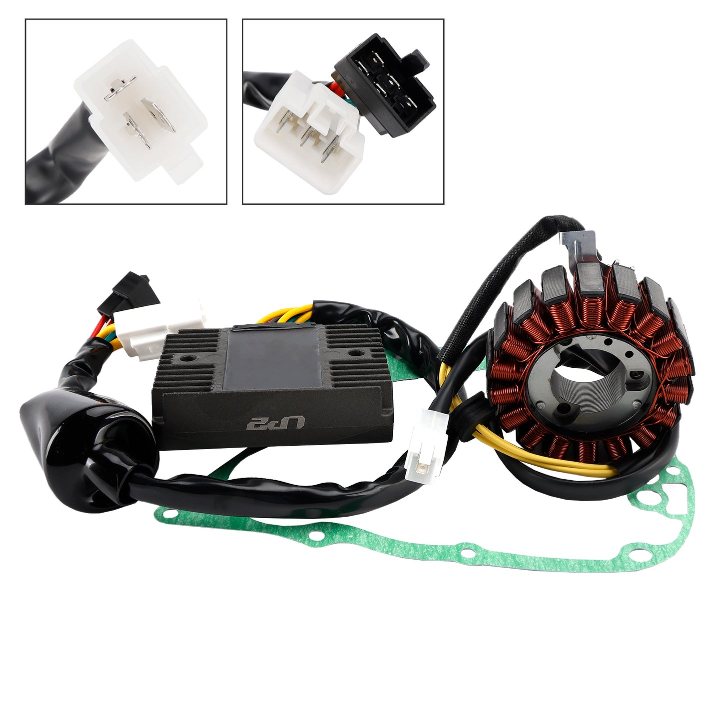 Honda NSS 250 250S Reflex 2004-2007 Magneto Coil Stator 31120-KSZ-771+ Voltage Regulator 31600-KSZ-770+Gasket