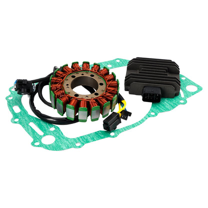 Suzuki AN250/AN400/S Burgman 2003-2006 Magneto Coil Stator 32101-14G00+ Voltage Regulator 32800-14G00+ Gasket