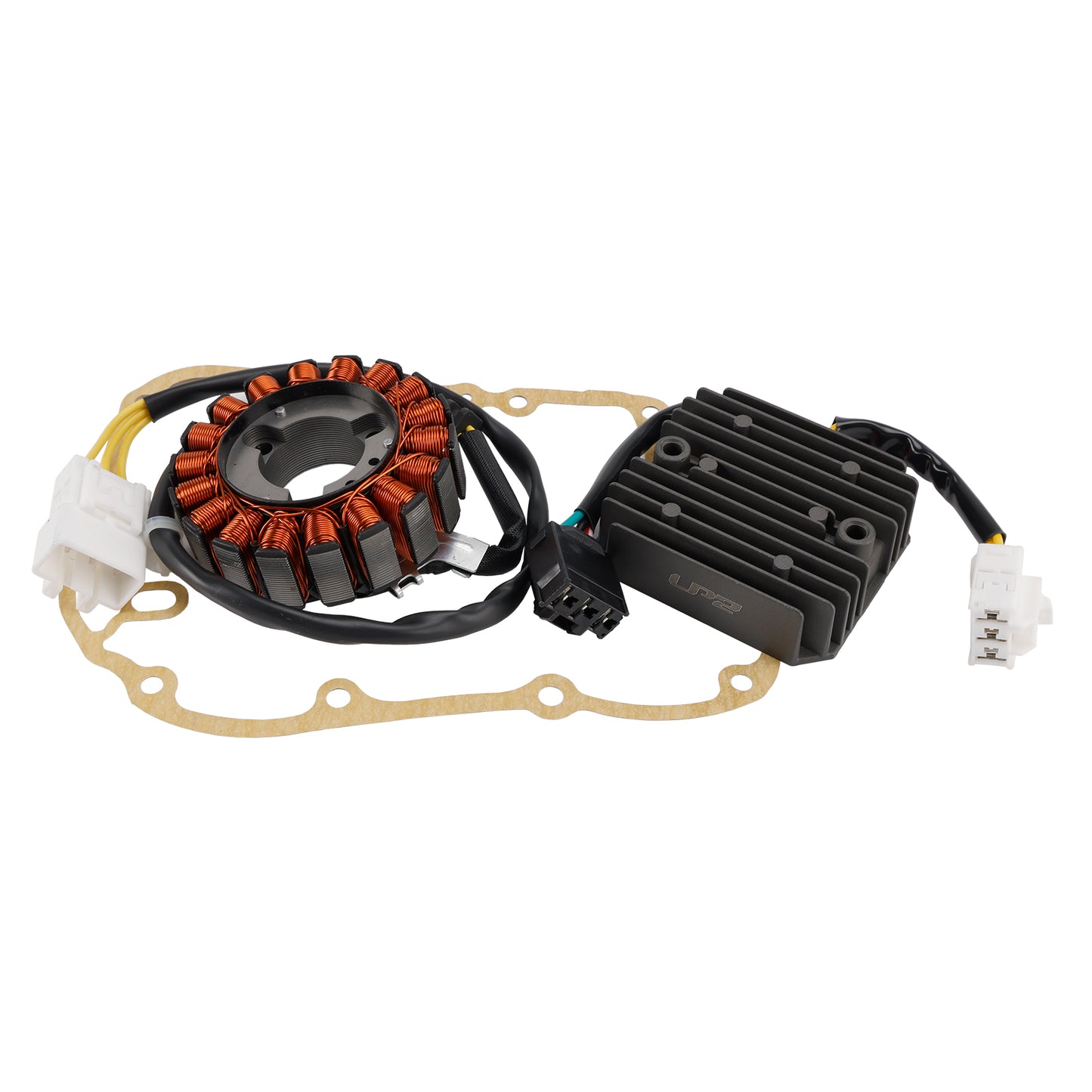 Honda SH125 SH150 2005-2012 Magneto Coil Stator 31120-KTF-640+ Voltage Regulator 31600-KTF-641+Gasket