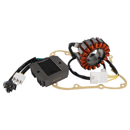 Honda SH125 SH150 2005-2012 Magneto Coil Stator 31120-KTF-640+ Voltage Regulator 31600-KTF-641+Gasket