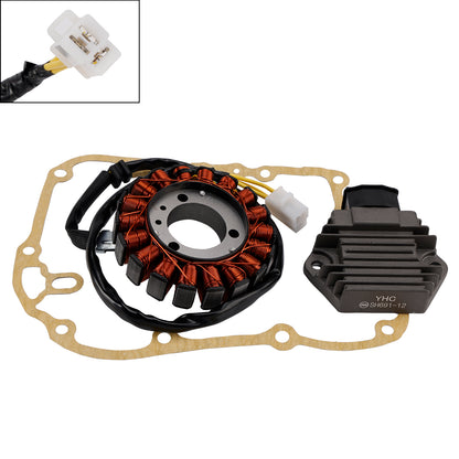 Honda SH 125 150 2001-2004 Magneto Coil Stator 31120-KGF-912+ Voltage Regulator 31600-KFG-860+ Gasket