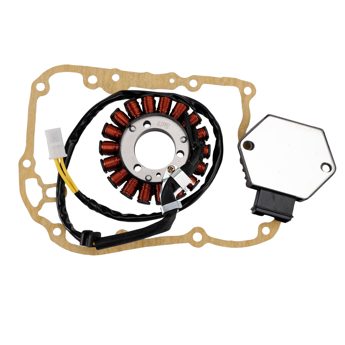 Honda SH 125 150 2001-2004 Magneto Coil Stator 31120-KGF-912+ Voltage Regulator 31600-KFG-860+ Gasket
