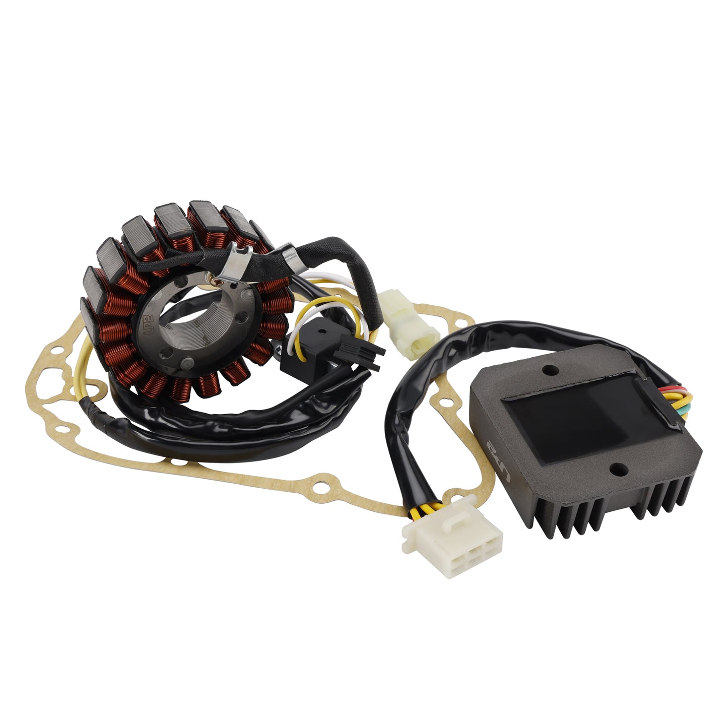 Honda FES 125 150 Pantheon 2003-2005 Magneto Coil Stator 31120-KRJ-901+ Voltage Regulator 31600-KRJ-900+ Gasket