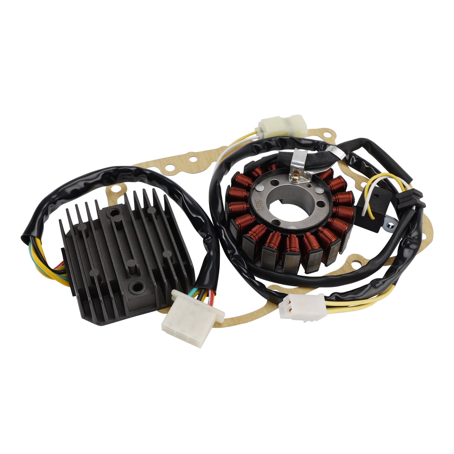 Honda FES 125 150 Pantheon 2003-2005 Magneto Coil Stator 31120-KRJ-901+ Voltage Regulator 31600-KRJ-900+ Gasket