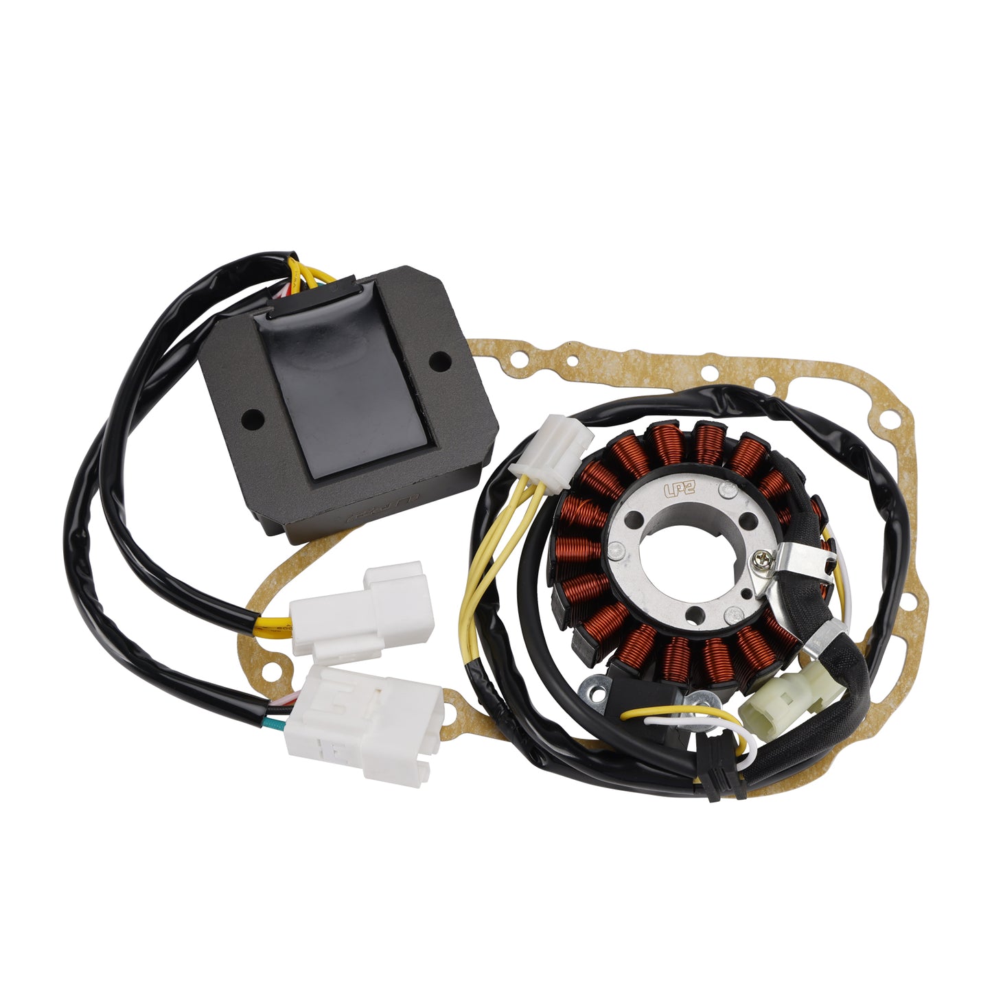 Honda FES 125 150 S-Wing 2007 Magneto Coil Stator 31120-KRJ-901+ Voltage Regulator 31600-KRJ-791+ Gasket
