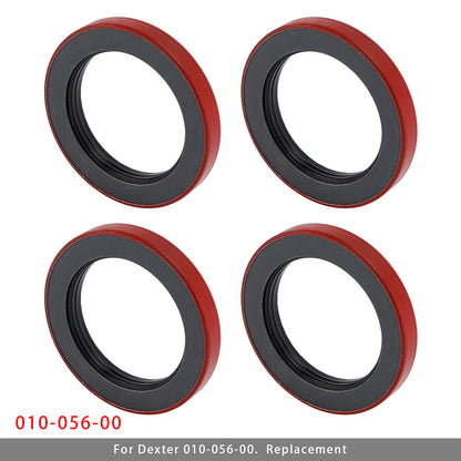 4PCS Oil Seal 3.125" X 4.506" For Dexter 010-056-00 10K 12K Heavy Duty 15K Axles Trailer Axle Bearing Seal