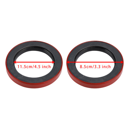 4PCS Oil Seal 3.125" X 4.506" For Dexter 010-056-00 10K 12K Heavy Duty 15K Axles Trailer Axle Bearing Seal