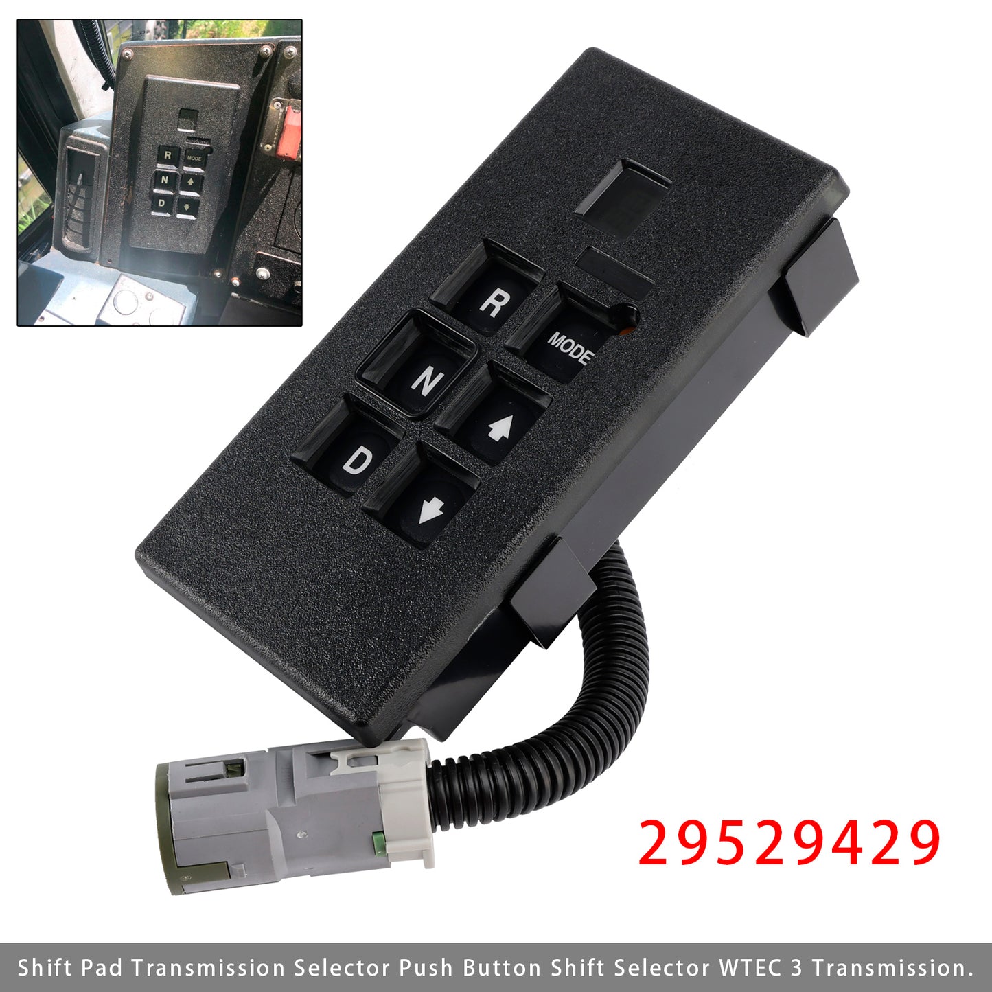 Shift Pad Transmission Selector Push Button Shift Selector WTEC 3 Transmission 29529429 29538372