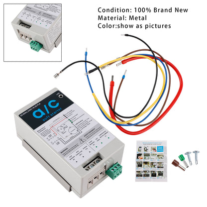 AC Soft Starter Reverse Motor Protection Easy DIY Install kit Fits Inside AC Compact Surge Protector & Motor Saver Ideal For HVAC Generators & Utility Power