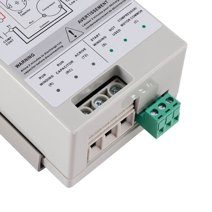 AC Soft Starter Reverse Motor Protection Easy DIY Install kit Fits Inside AC Compact Surge Protector & Motor Saver Ideal For HVAC Generators & Utility Power