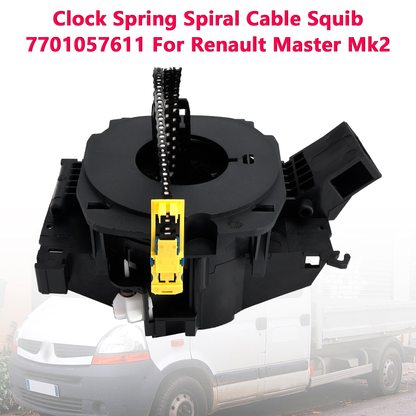7701057611 Clock Spring Spiral Cable Squib 9591291 For Renault Master Mk2