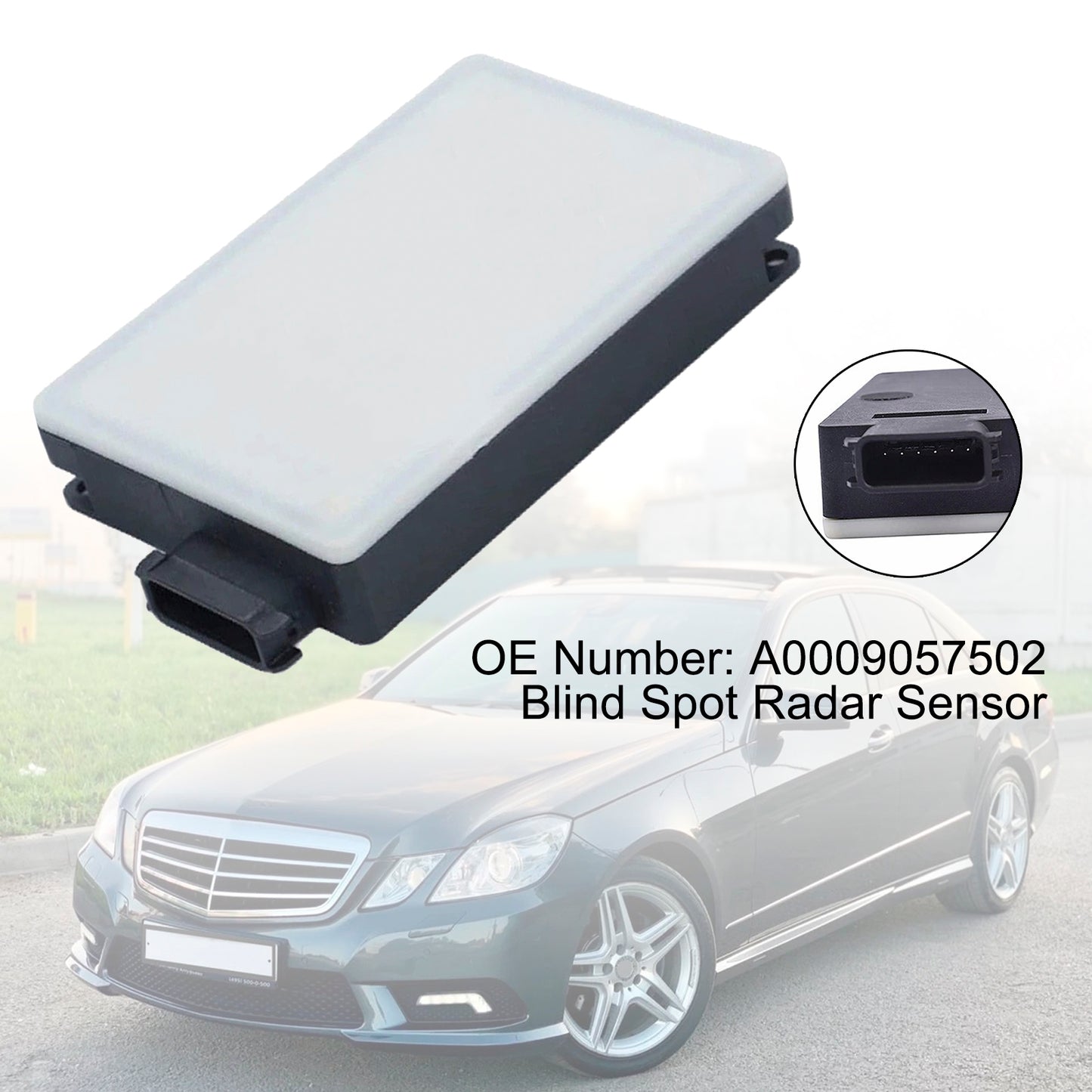 Blind Spot Radar Sensor A0009057502 A0009018802 For Mercedes-Benz W212 2014-2016