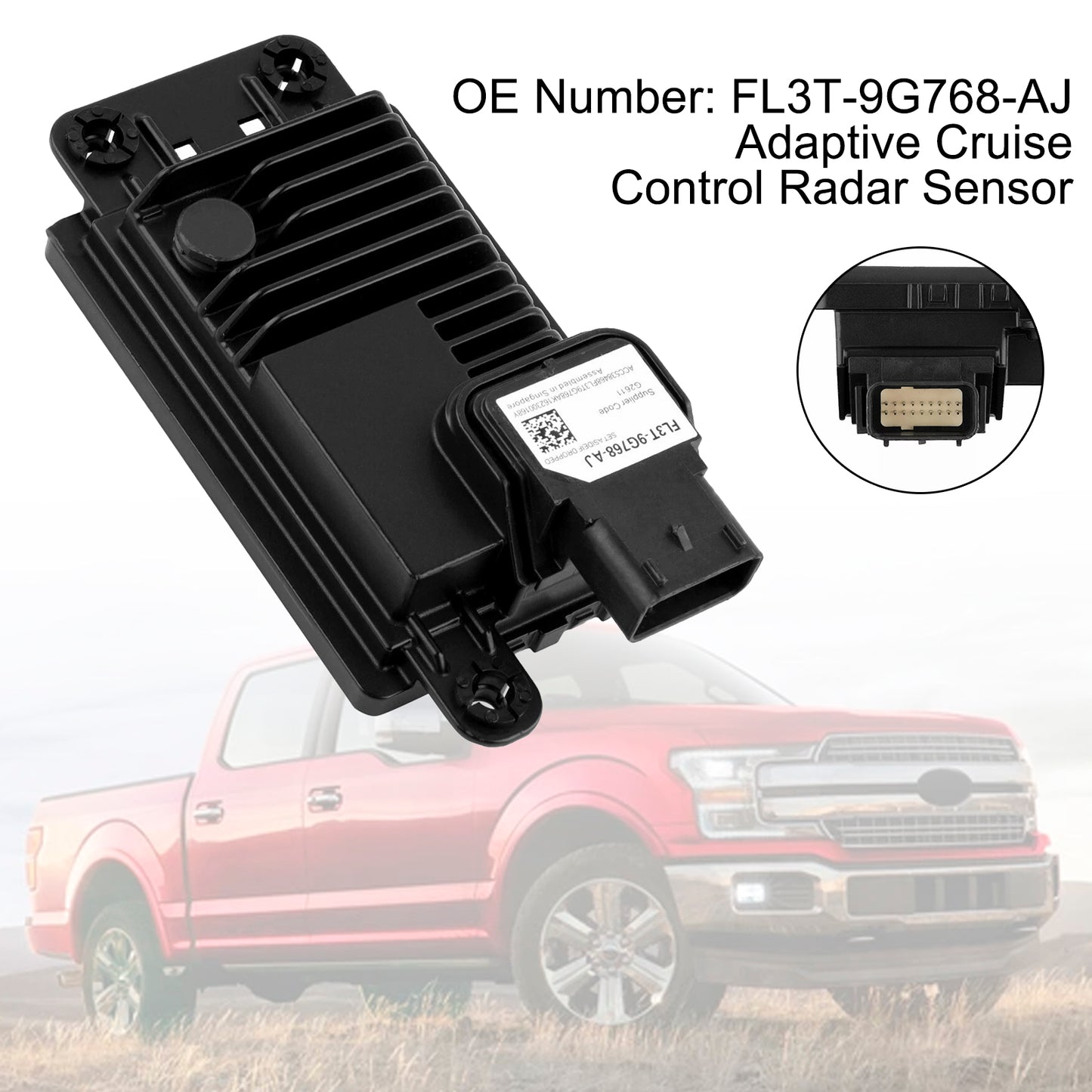 2015-2020 Ford F-150 2.7L/3.0L/3.3L/3.5L/5.0L Adaptive Cruise Control Radar Sensor FL3T-9G768-AJ