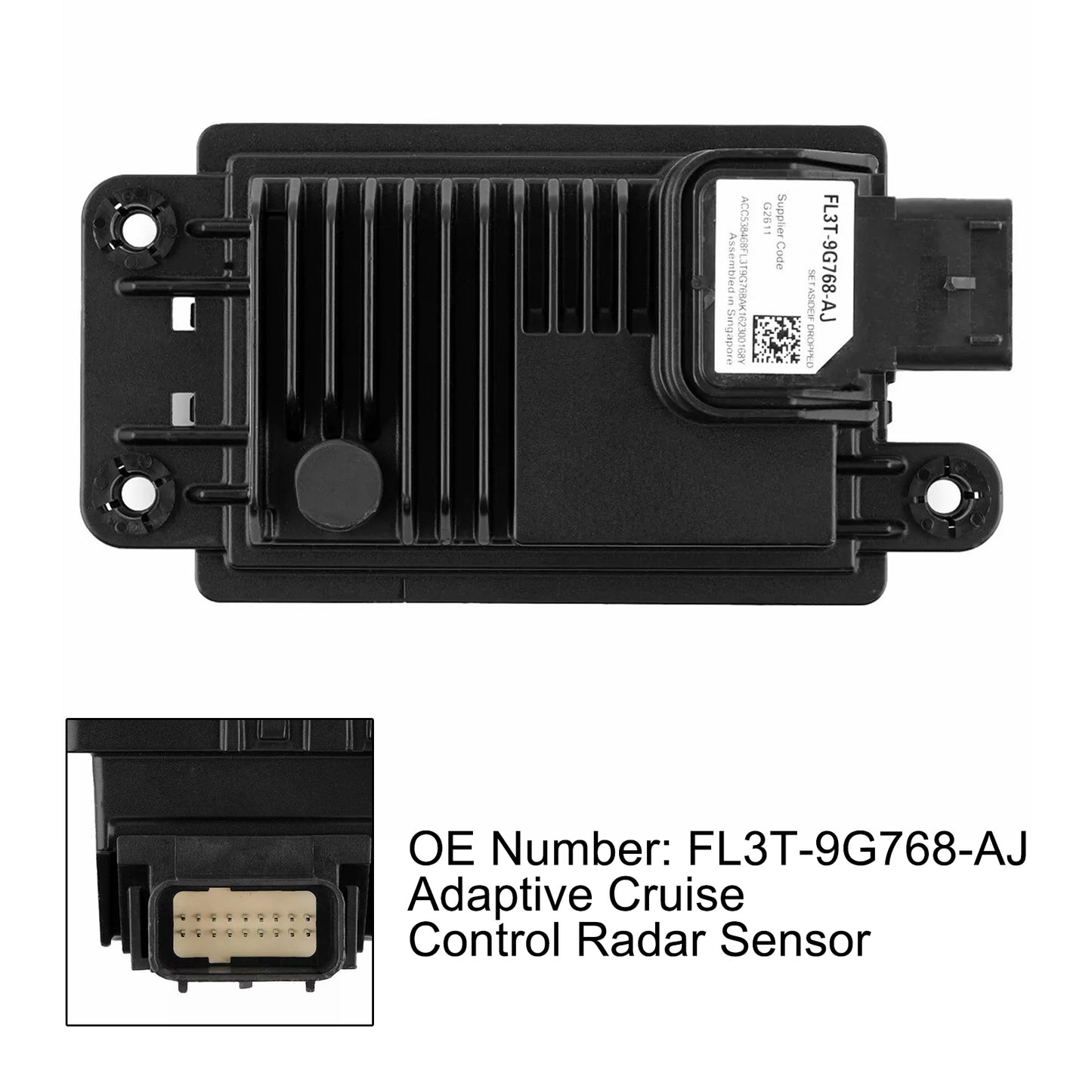 2015-2020 Ford F-150 2.7L/3.0L/3.3L/3.5L/5.0L Adaptive Cruise Control Radar Sensor FL3T-9G768-AJ