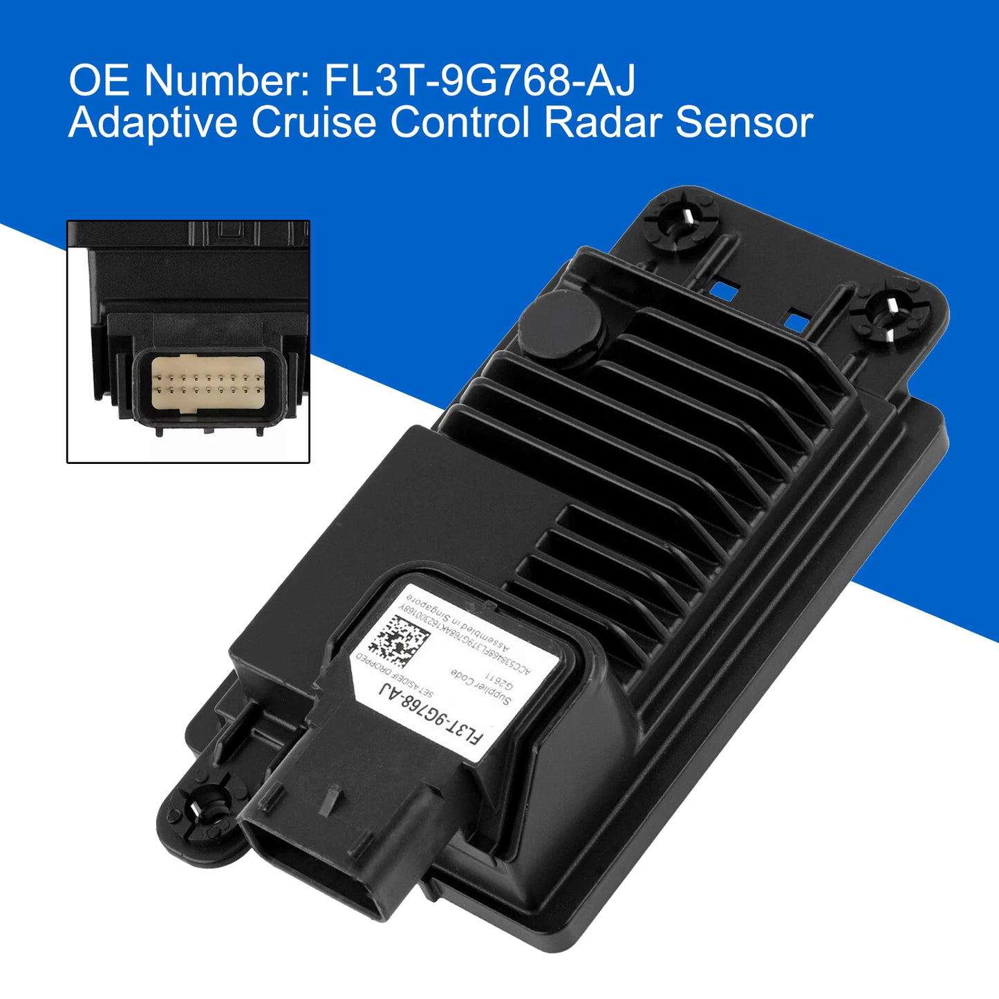 2015-2020 Ford F-150 2.7L/3.0L/3.3L/3.5L/5.0L Adaptive Cruise Control Radar Sensor FL3T-9G768-AJ