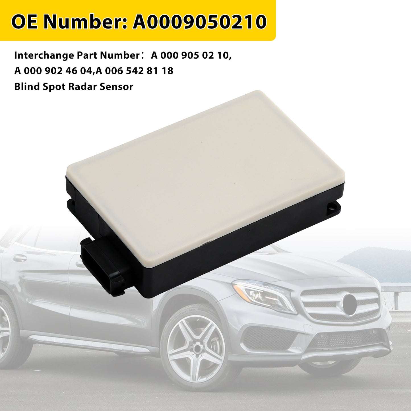 Blind Spot Radar Sensor A0009050210 A0009024604 A0065428118 For Mercedes Benz GLC CLA GLE GLS 2015-2018