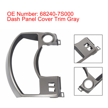 Nissan Titan Armada 2004-2006 Dash Panel Gauge Cover Trim Gray 68240-7S000