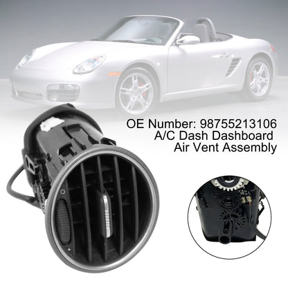 Porsche 987 Boxster Cayman A/C Dash Dashboard Air Vent Assembly 98755213106 98755213103