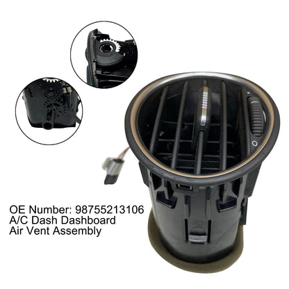 Porsche 987 Boxster Cayman A/C Dash Dashboard Air Vent Assembly 98755213106 98755213103