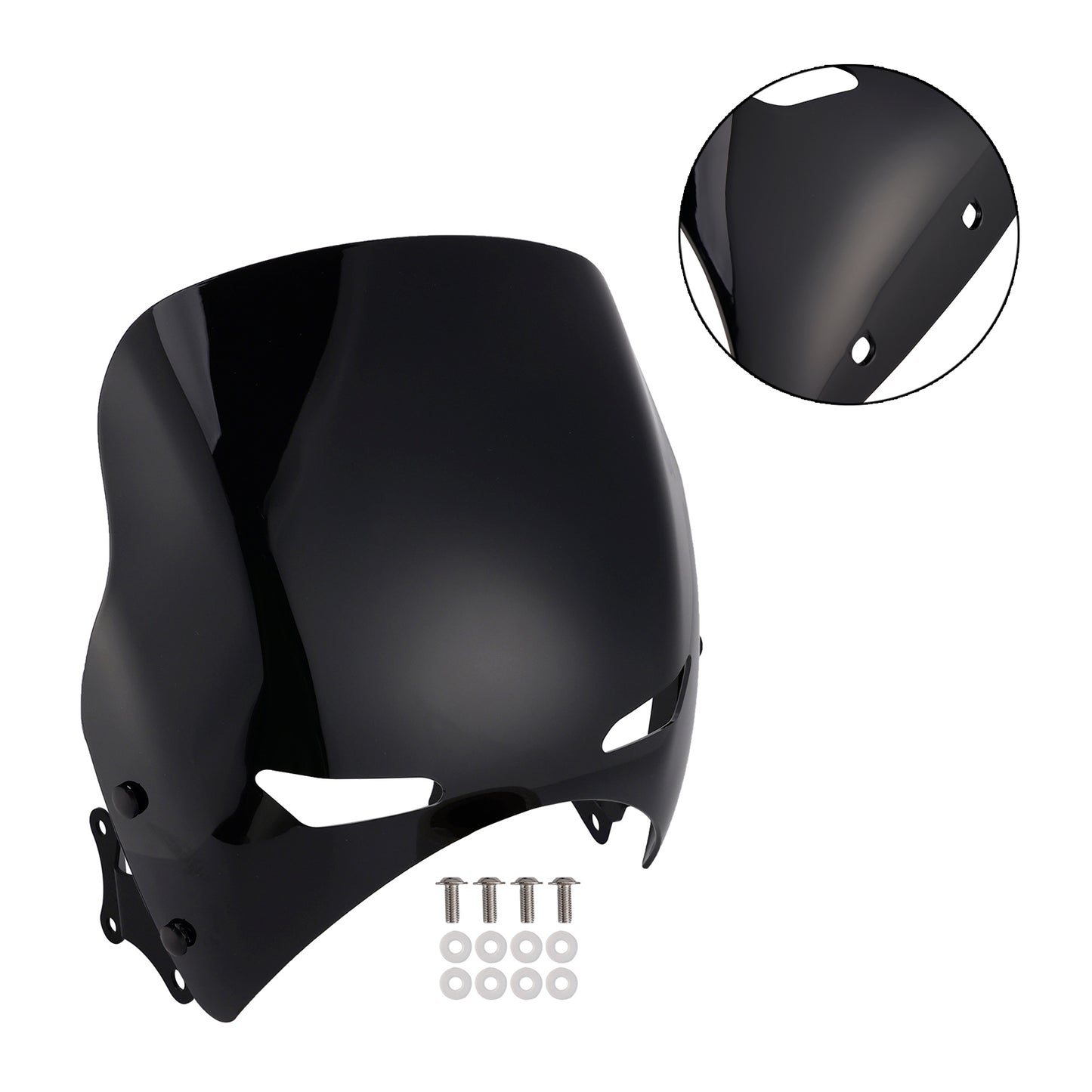 2019-2022 Honda CB400 SUPER FOUR Black Windshield WindScreen