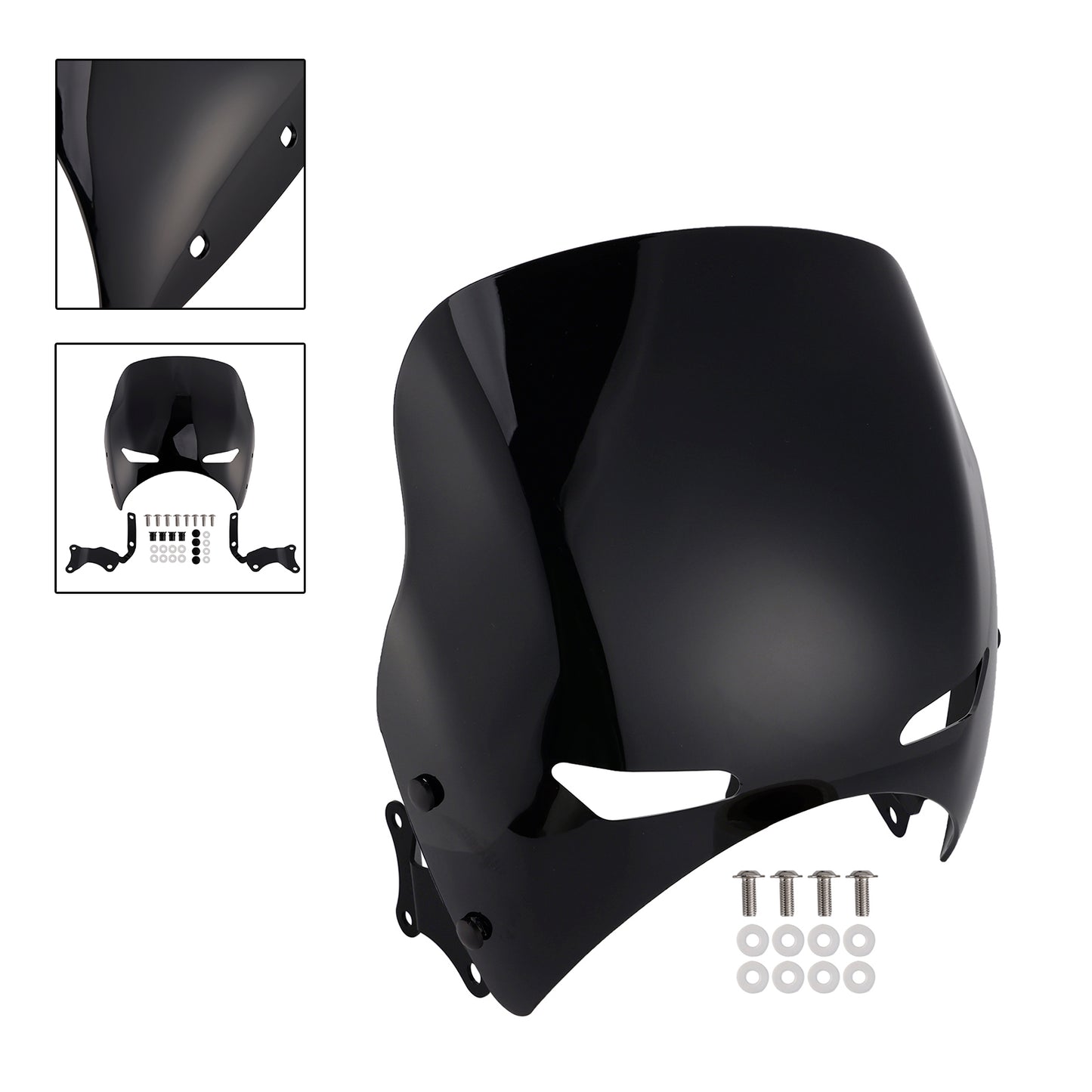 2019-2022 Honda CB400 SUPER FOUR Black Windshield WindScreen