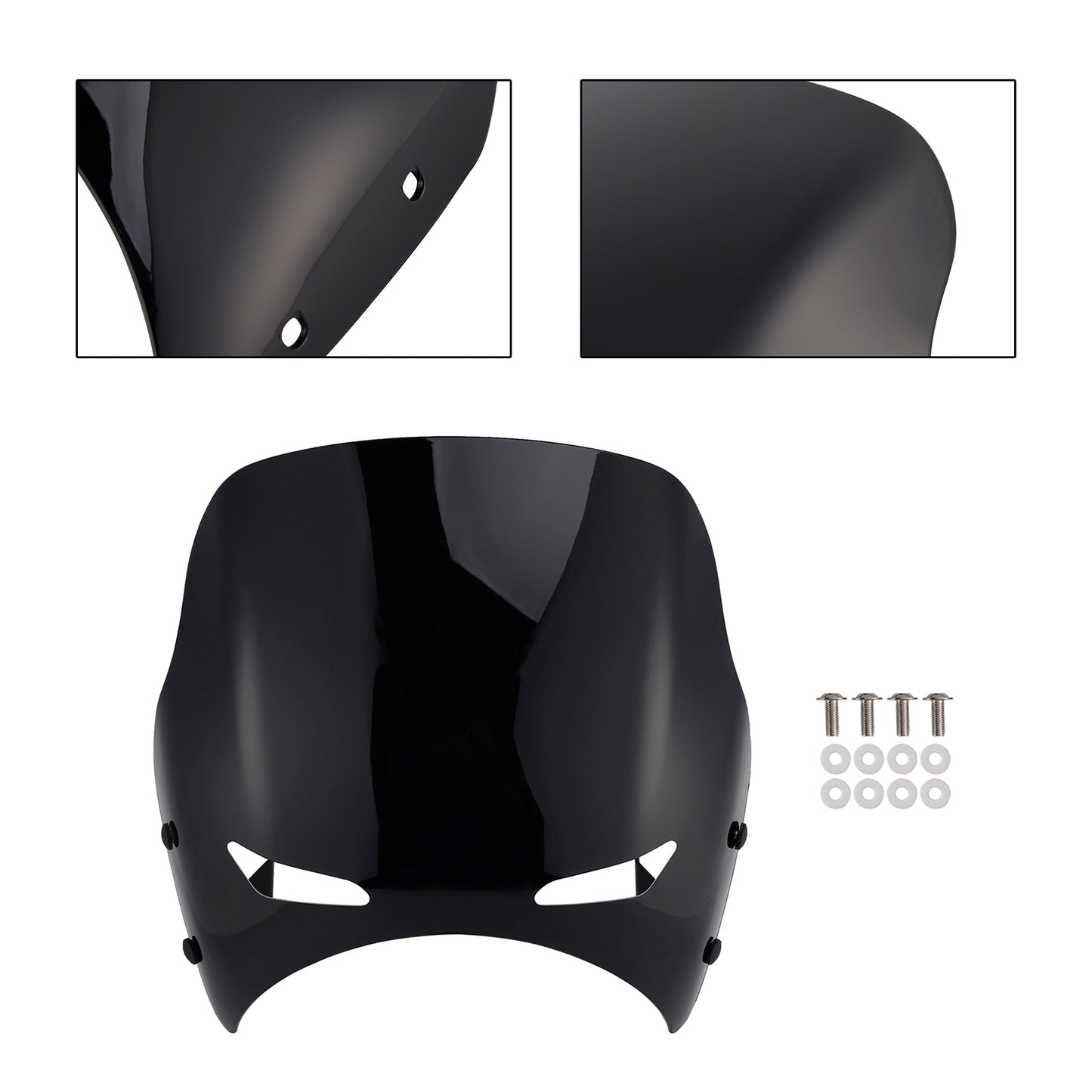 2019-2022 Honda CB400 SUPER FOUR Black Windshield WindScreen
