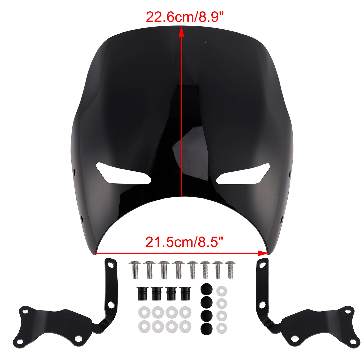 2019-2022 Honda CB400 SUPER FOUR Black Windshield WindScreen