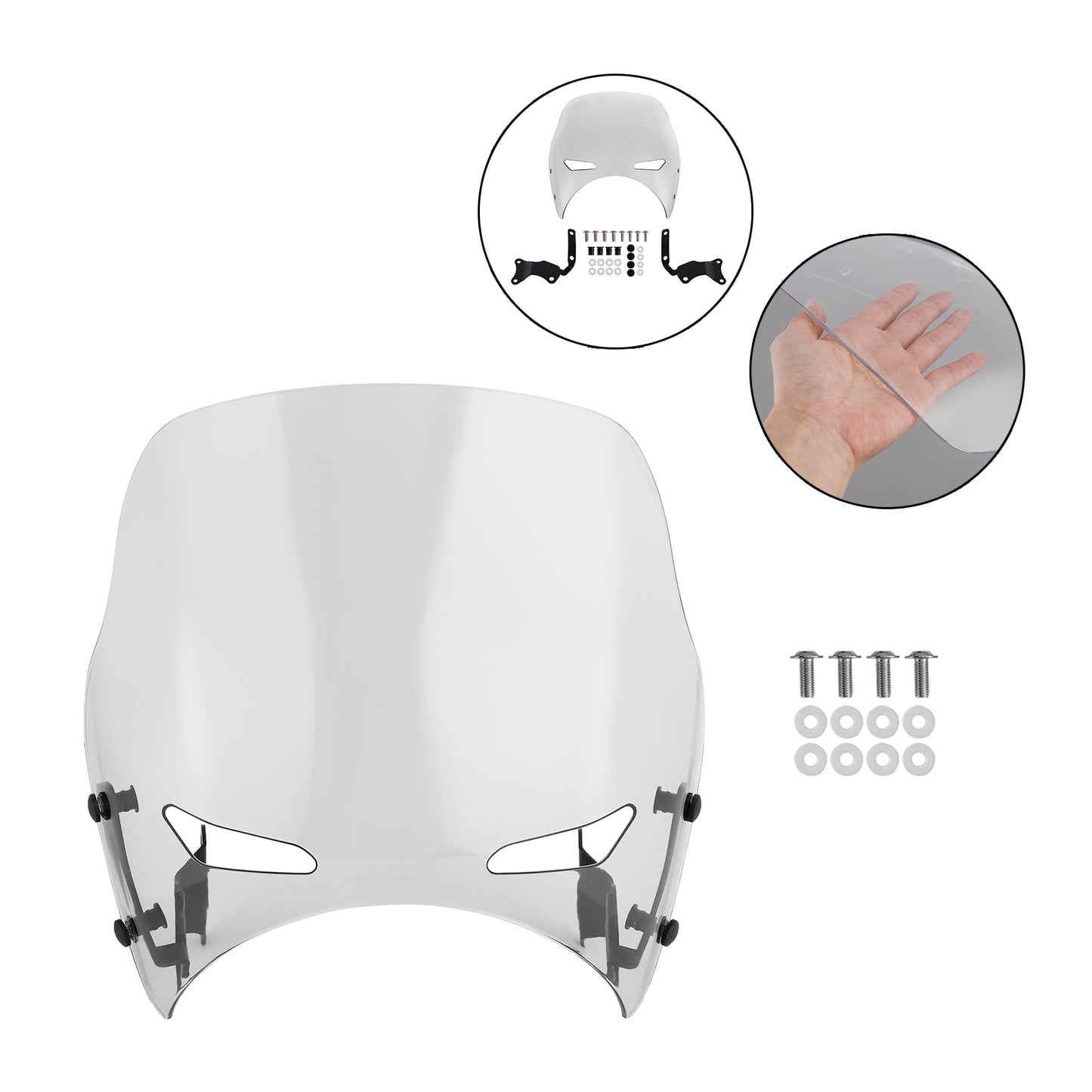 2019-2022 Honda CB400 SUPER FOUR Clear Windshield WindScreen