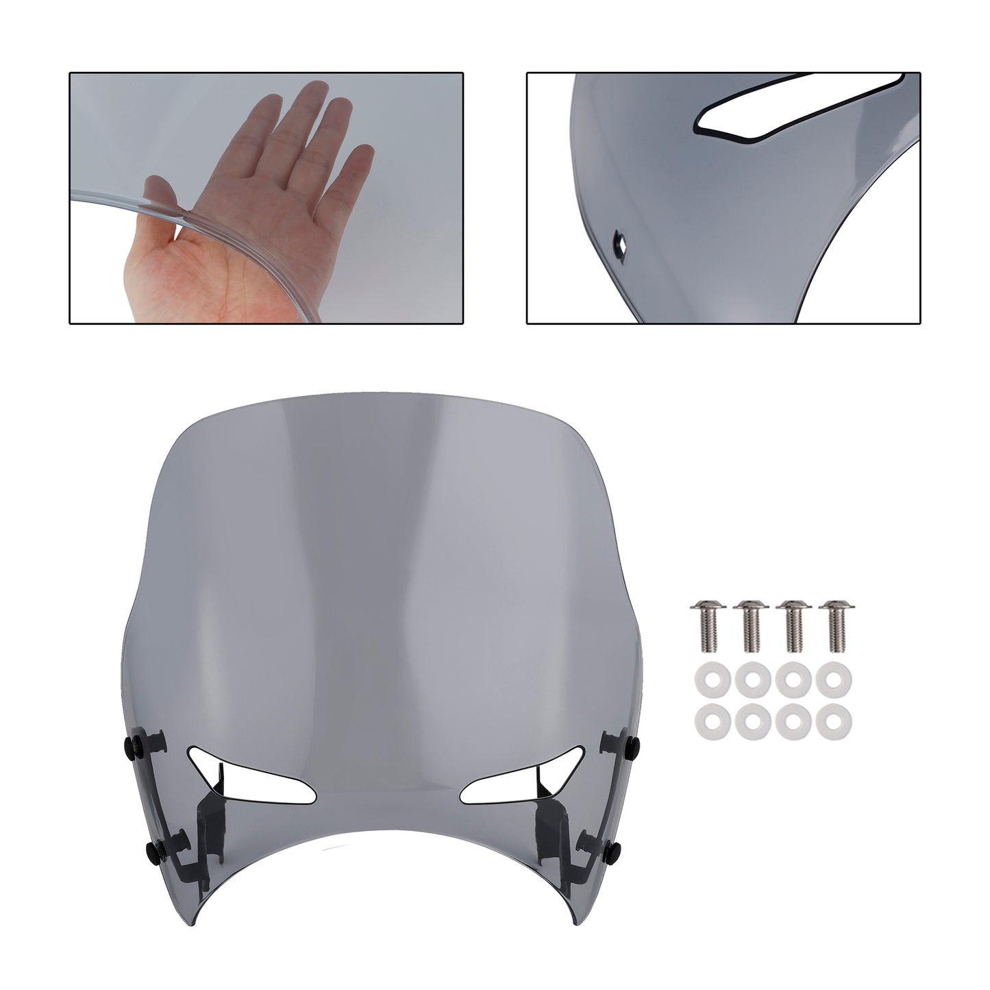 2019-2022 Honda CB400 SUPER FOUR Gray Windshield WindScreen