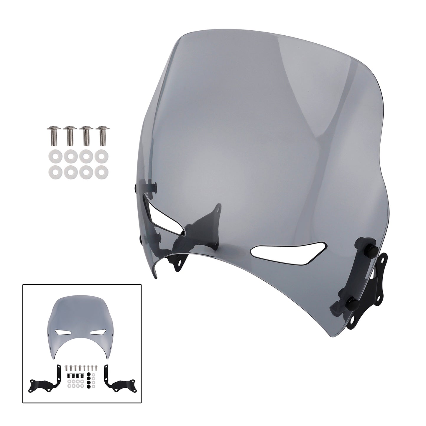 2019-2022 Honda CB400 SUPER FOUR Gray Windshield WindScreen