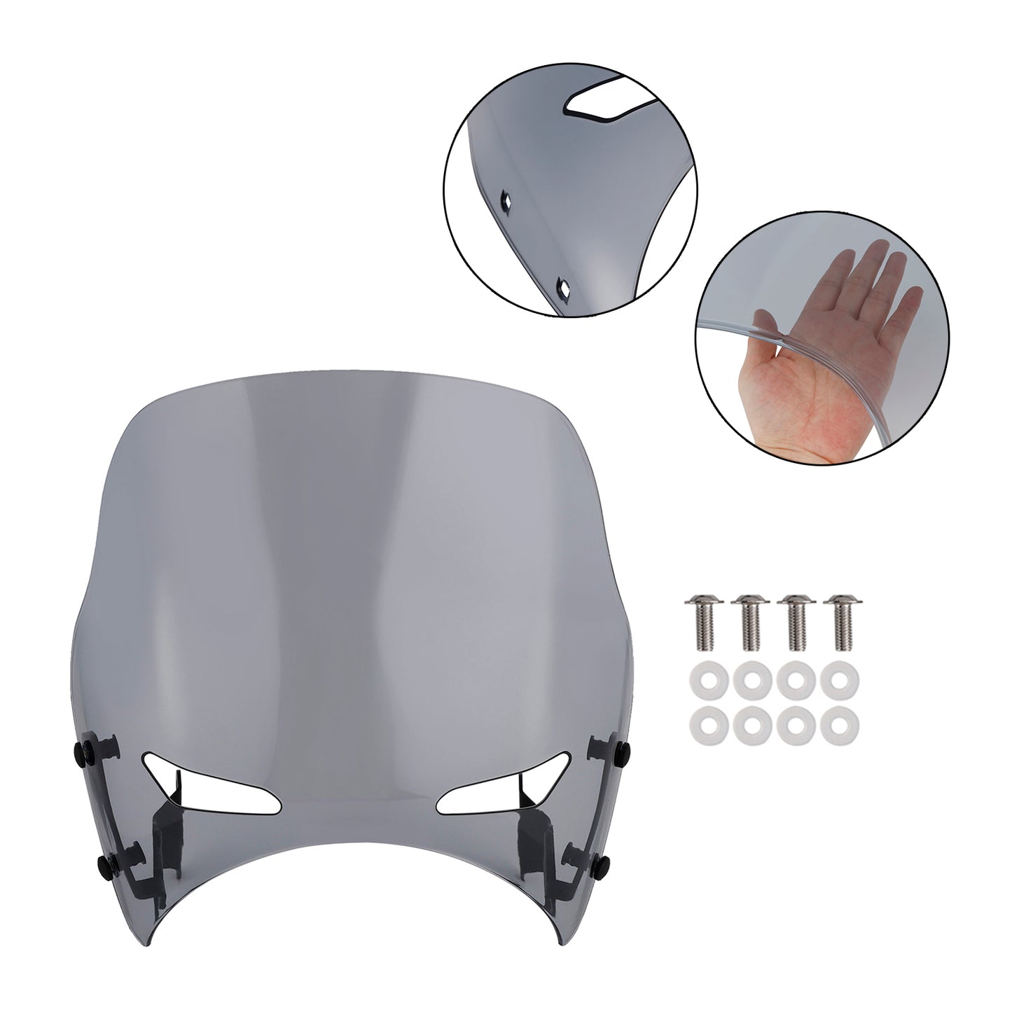 2019-2022 Honda CB400 SUPER FOUR Gray Windshield WindScreen