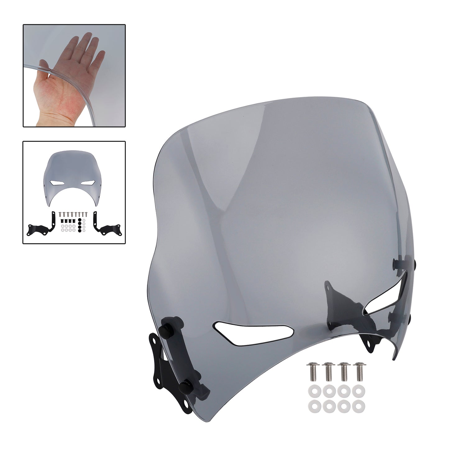 2019-2022 Honda CB400 SUPER FOUR Gray Windshield WindScreen