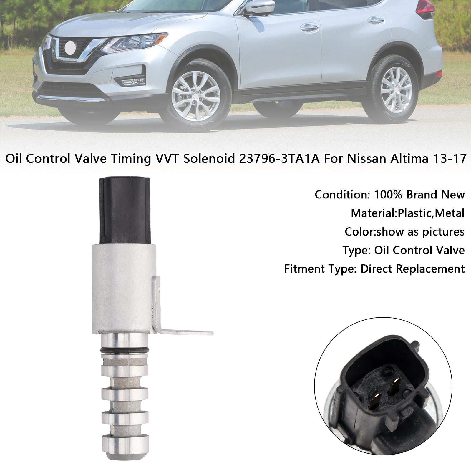 Nissan Altima 2013-2017 Oil Control Valve Timing VVT Solenoid 23796-3T ...