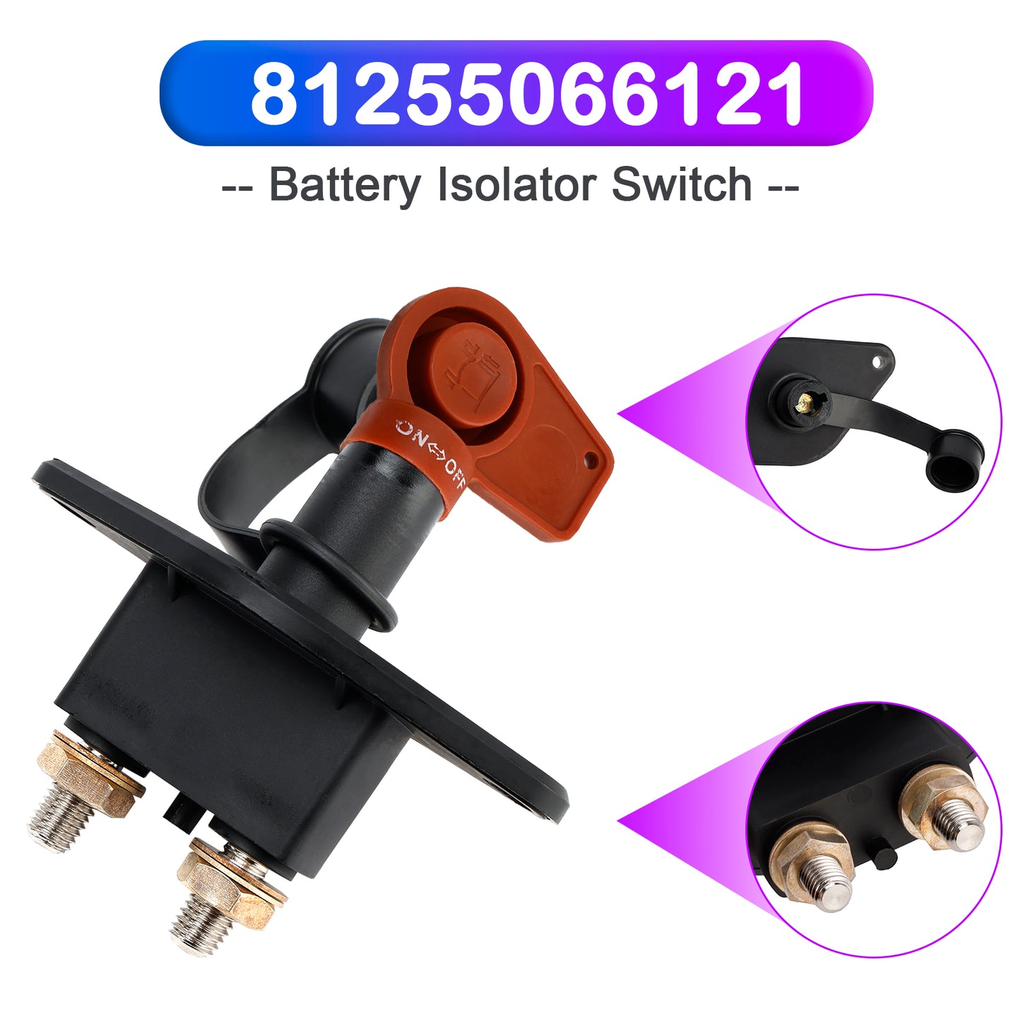 Man TGA TGL TGS TGX L/M2000 Battery Isolator Switch 81255066121