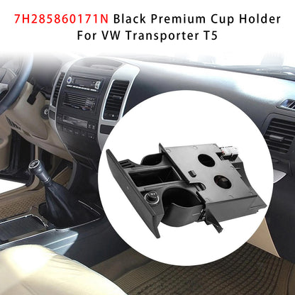 VW Transporter T5 7H285860171N Black Premium Cup Holder