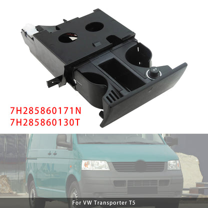 VW Transporter T5 7H285860171N Black Premium Cup Holder