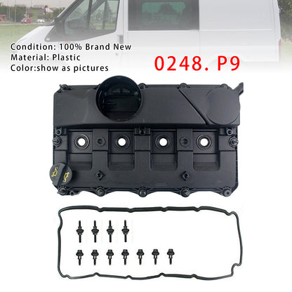 Citroen Peugeot Ford 2.2 HDI TDCI 0248.P9 Valve Cover Cylinder Head Cover 0248P9 1526690 6C1Q6K271BH