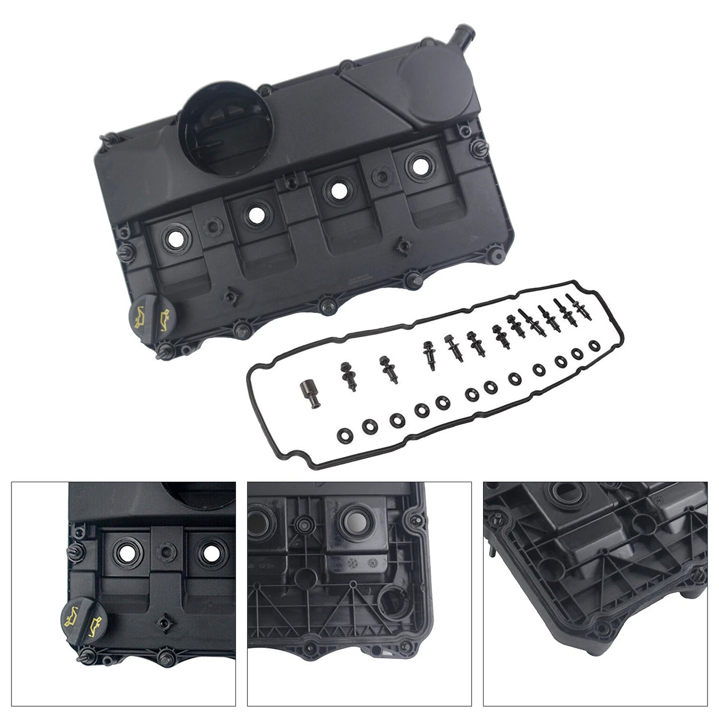 Citroen Peugeot Ford 2.2 HDI TDCI 0248.P9 Valve Cover Cylinder Head Cover 0248P9 1526690 6C1Q6K271BH