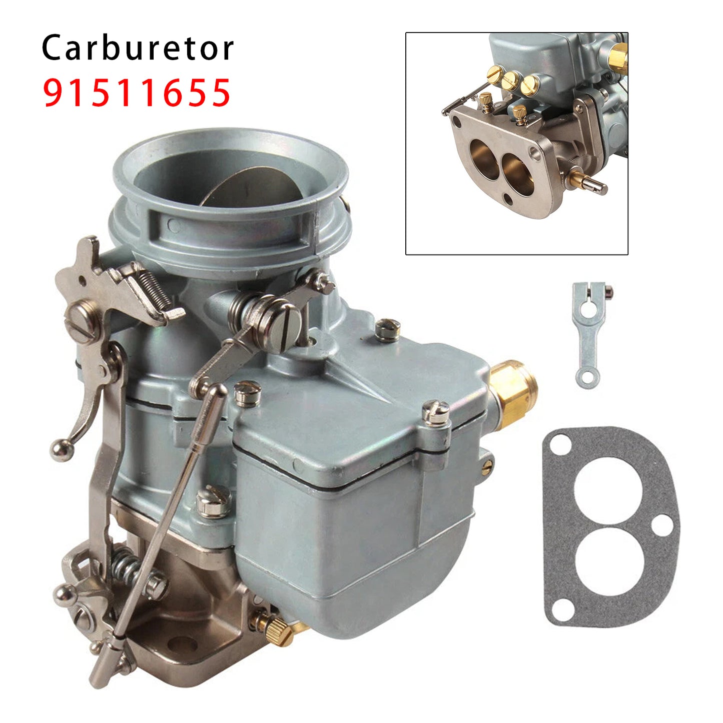 Speedway 9-Super-7 Carb Carburetor 97 Style Natural Finish 2-BBL 91511655