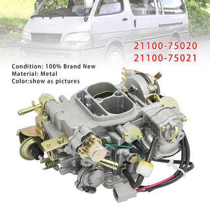 1993-1998 Toyota 1RZ 4Y Hiace 2 Cyl Carb Carburetor 21100-75020 21100-75021