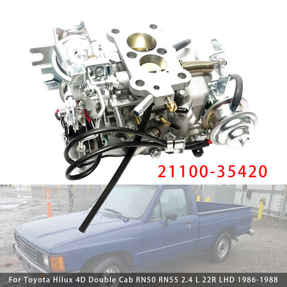 Toyota Hilux 4D Double Cab RN50 RN55 2.4 L 22R LHD 1986-1988 Carburetor 21100-35420