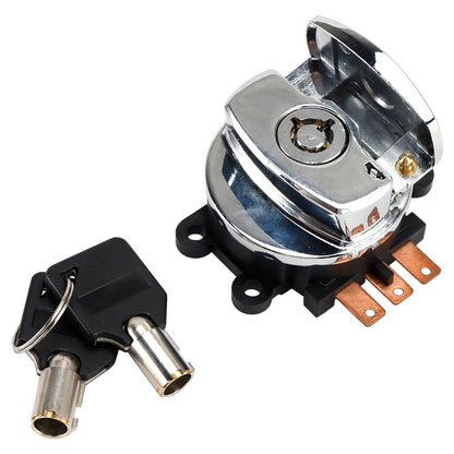 71313-96A Ignition Switch Lock with Round Keys For Road King/Heritage Softail