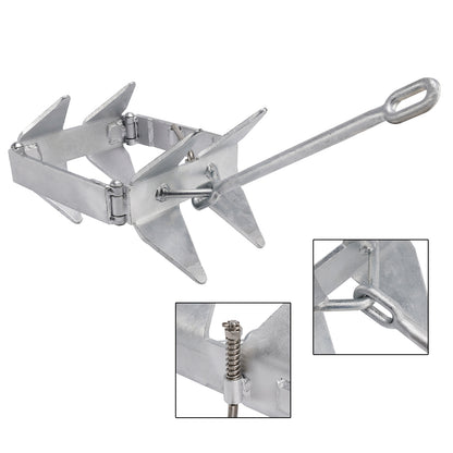 Foldable Boat Anchor 13 lbs Boat Slide Box Anchors Sliding Cube Anchor
