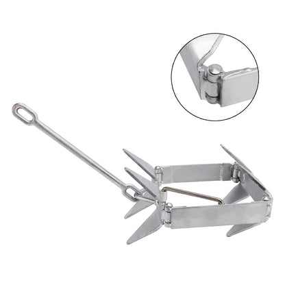 Foldable Boat Anchor 13 lbs Boat Slide Box Anchors Sliding Cube Anchor