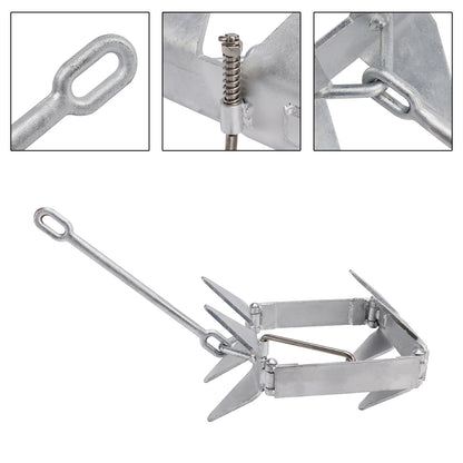 Foldable Boat Anchor 13 lbs Boat Slide Box Anchors Sliding Cube Anchor