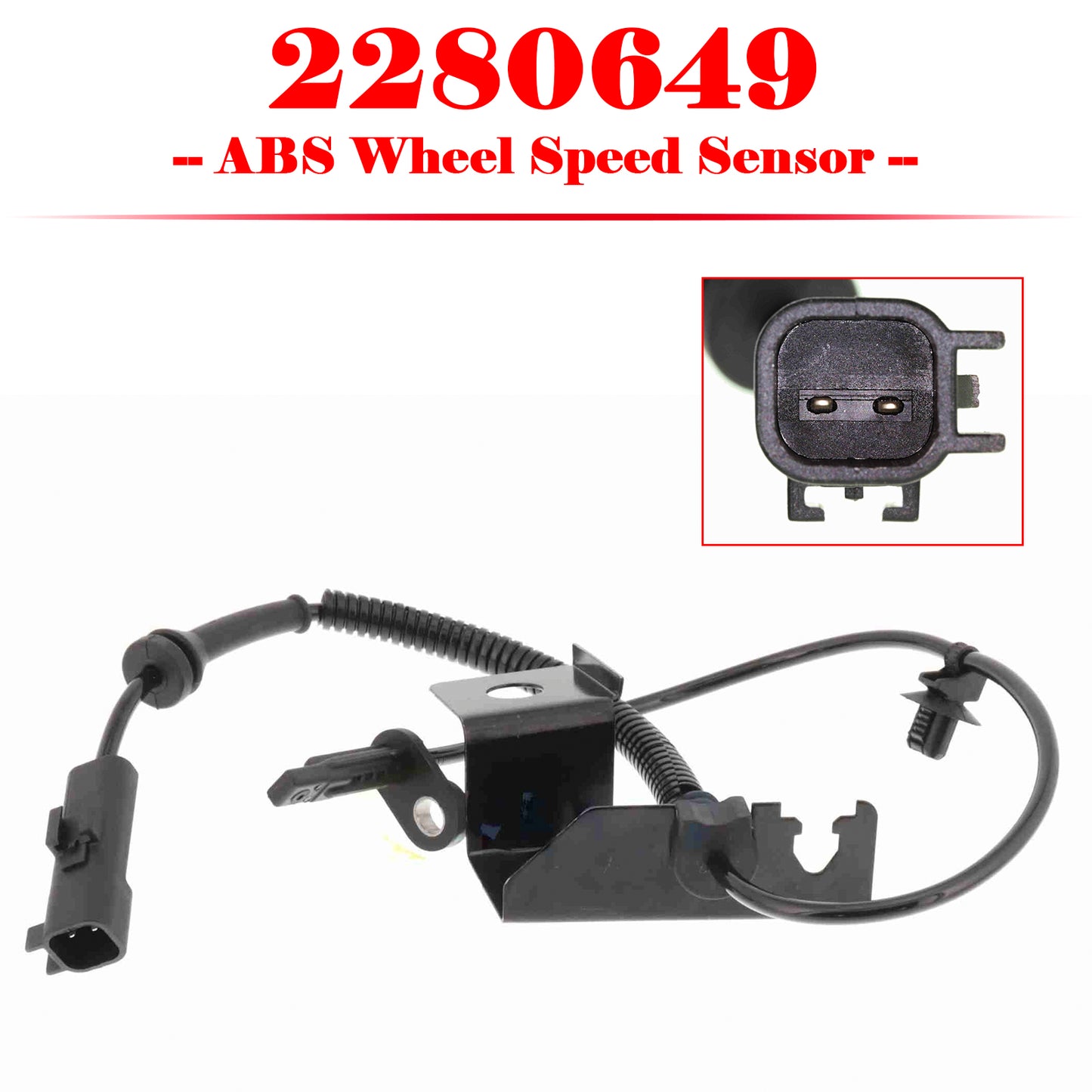 Ford S-Max Front Right ABS Wheel Speed Sensor 2280649 2504175 J1GC2C204A3A