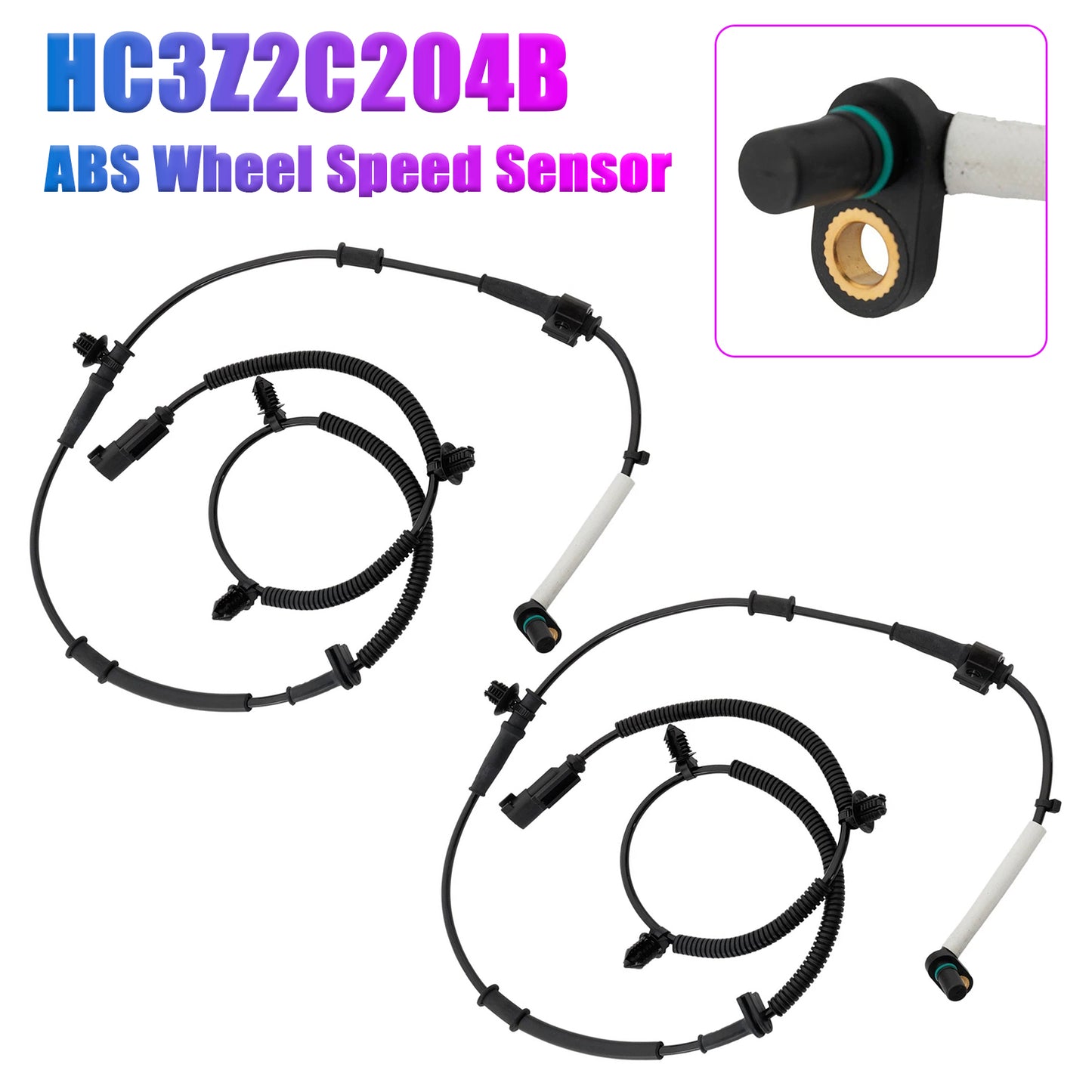 Ford F250 F350 Front Left and Right ABS Wheel Speed Sensor HC3Z2C204B BRAB472