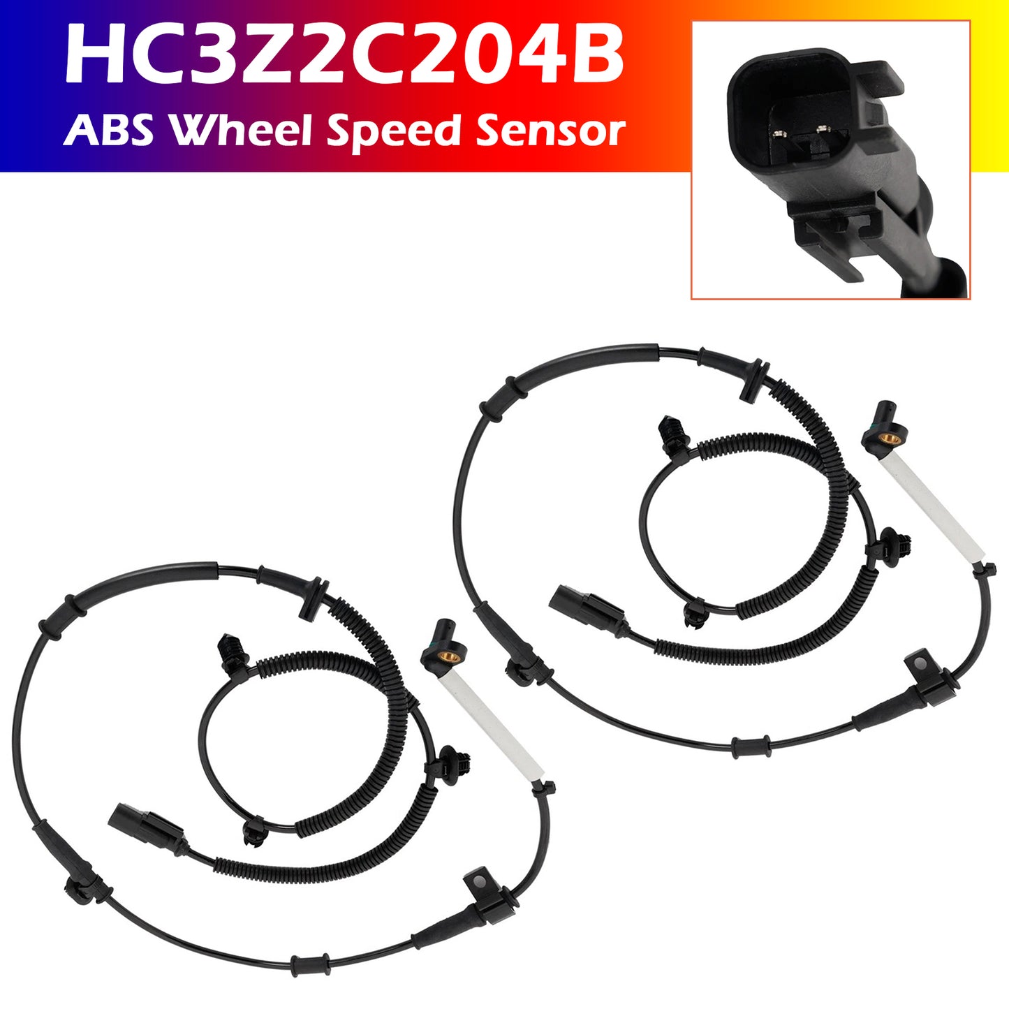 Ford F250 F350 Front Left and Right ABS Wheel Speed Sensor HC3Z2C204B BRAB472