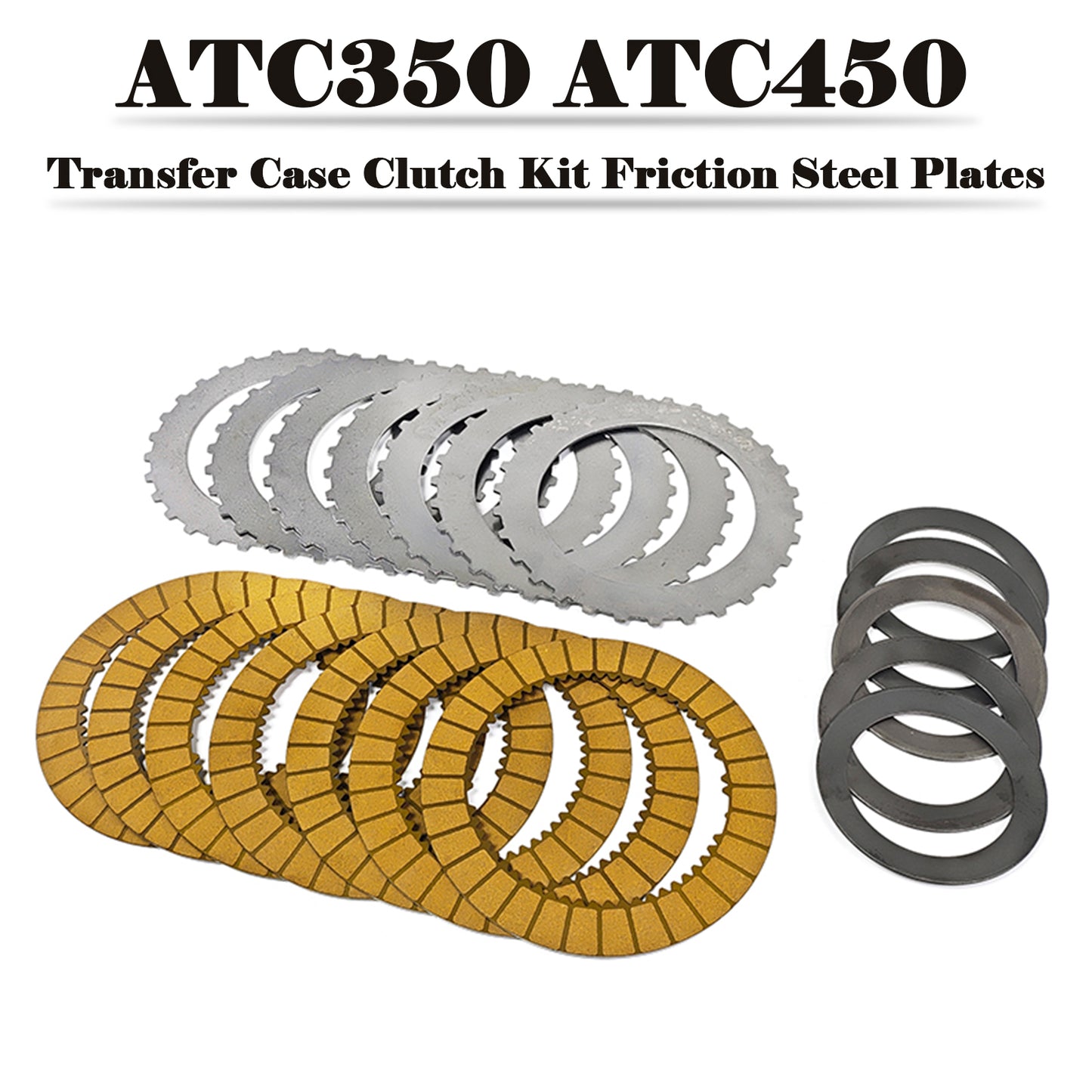 BMW ATC350 ATC450 Transfer Case Clutch Kit Friction Steel Plates