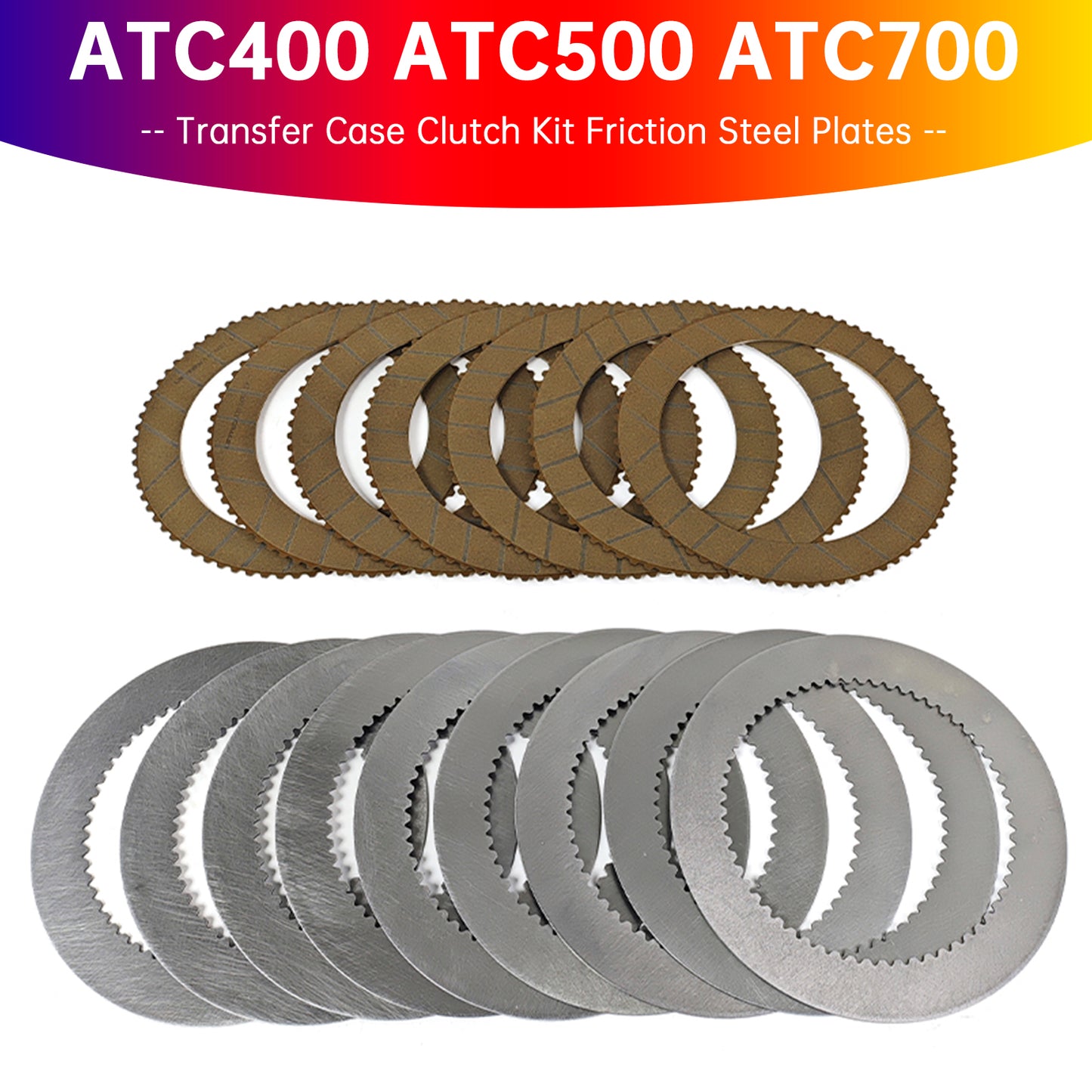 BMW ATC400 ATC500 ATC700 Transfer Case Clutch Kit Friction Steel Plates